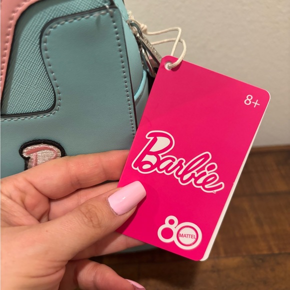 Loungefly Blue and Pink Roller Skate Bag - Picture 6 of 10